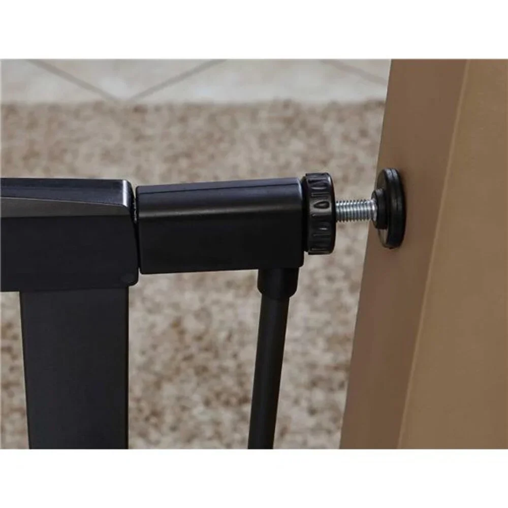 Homes for Pets 39Inches Tall Walk-Though Steel Pet Gate,Pressure Mounted DogGate